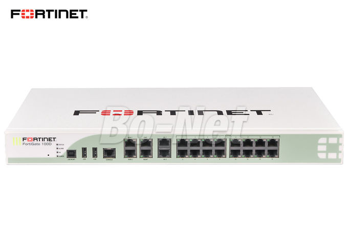 Rack Mount Cisco ASA Firewall Fortinet FortiGate-100D FG-100D 52.6 W / 63.1 W