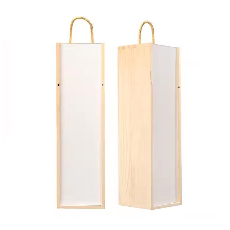 Creative DIY Sublimation Blanks Heat Transfer Printing Wood Sublimation Wine Box