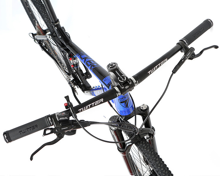 Light Weight AL7005 Aluminium Full Suspension Mountain Bike Smooth Welding Inner Cables