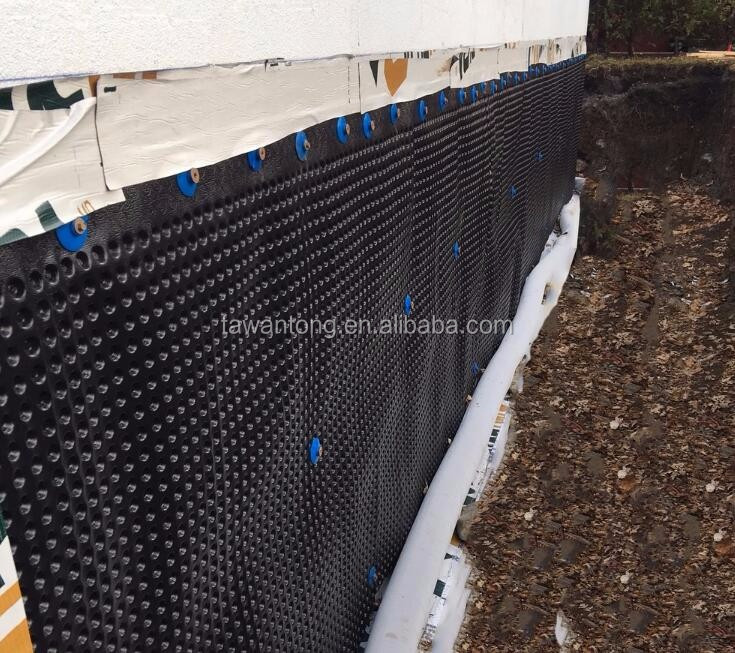 Roof Drainage Waterproof Membrane Drain Sheet with CE/ISO9001/ISO14001 Certifications