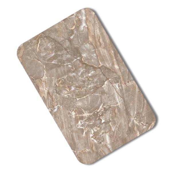 304 1000mm Brushed Stainless Steel Panel Laminated Marble Patten For Washroom