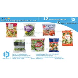 Mixing salad leafy vegetables automatic weighing and pouch packaging machine