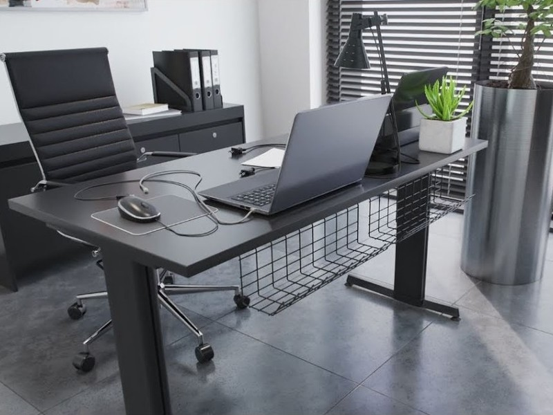 Organize Your Cables Like a Pro Cable Management Tray for Under Desk Cable Management