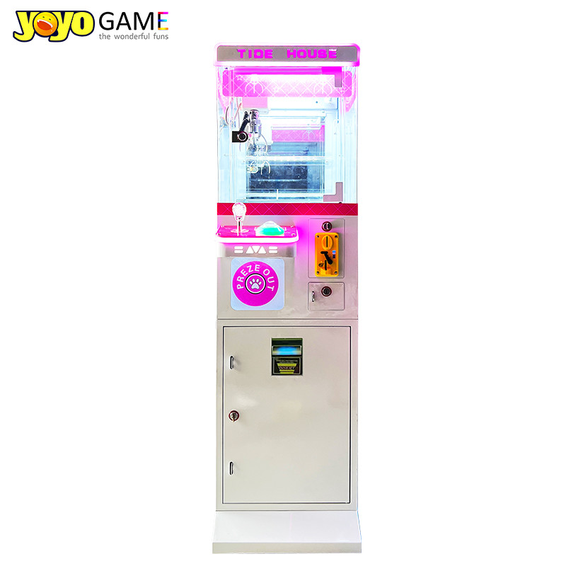 Small Claw Crane Machine Coin Operated Games Plush Toys Vending Machine With Bill Acceptor