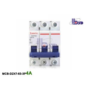 D Curve Overload Circuit Breaker 3 Pole 4 Amp Motor Starting Applications