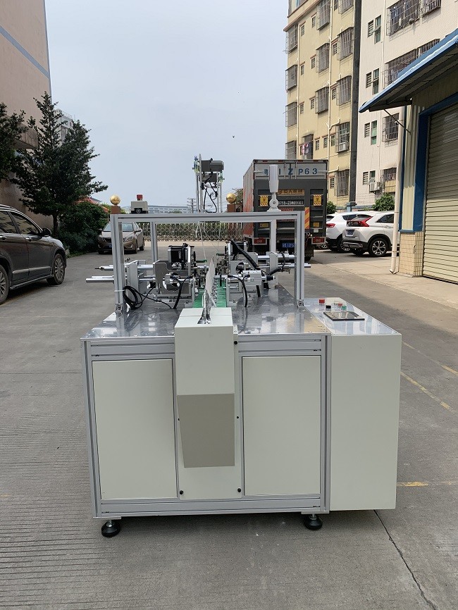Ultrasonic Ear Loop N95 Mask Making Machine / cup - shaped Mask Making Equipment