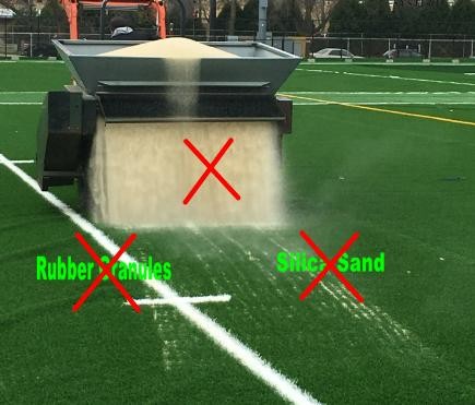 Non Infilled Fake Football Grass 25mm Artificial For Soccer 3 / 8''