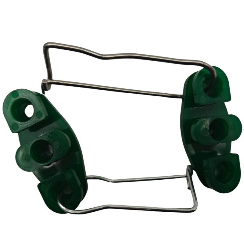 Fixed Cable Clamp Nylon UV Resistant Stainless Steel Drop Wire Tension Cable Clamps