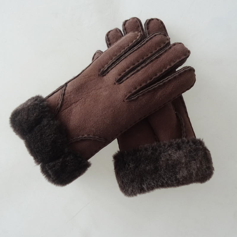 Wholesale cheap sheepskin women leather gloves