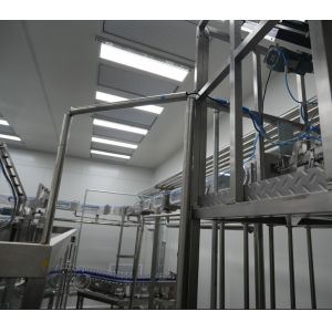 High-speed PLC-controlled Cap Washer For Bottling Line For 60,000 BPH Bottled