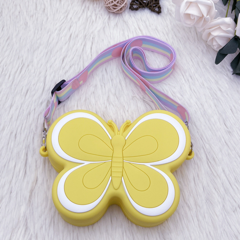 Cute Butterfly Crossbody Bag Toddler Cross Body Purse Wallet Shoulder Bags Handbag Crossbody Purses Coin Purse For Kids
