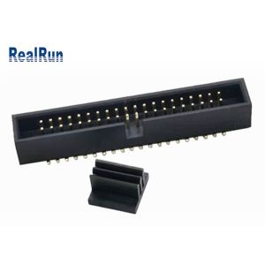 LCP Brass PA6T Header Idc Connector Male 40 Pin SMD Pin Box DC2A With Cap