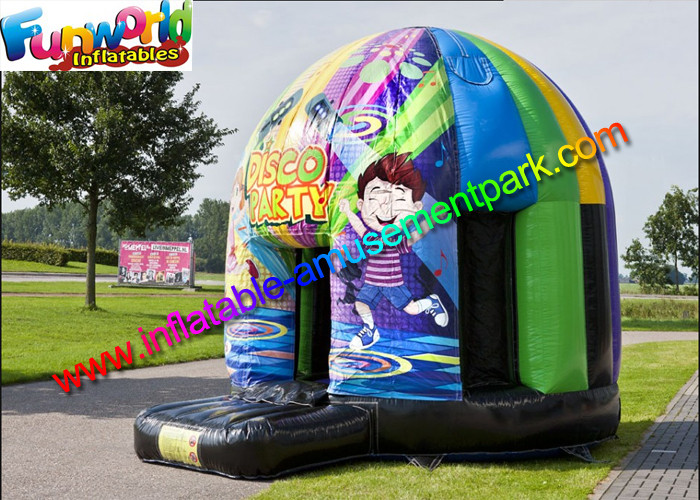 Commercial Grade Huge Inflatable Disco For Party , Beautiful Printing