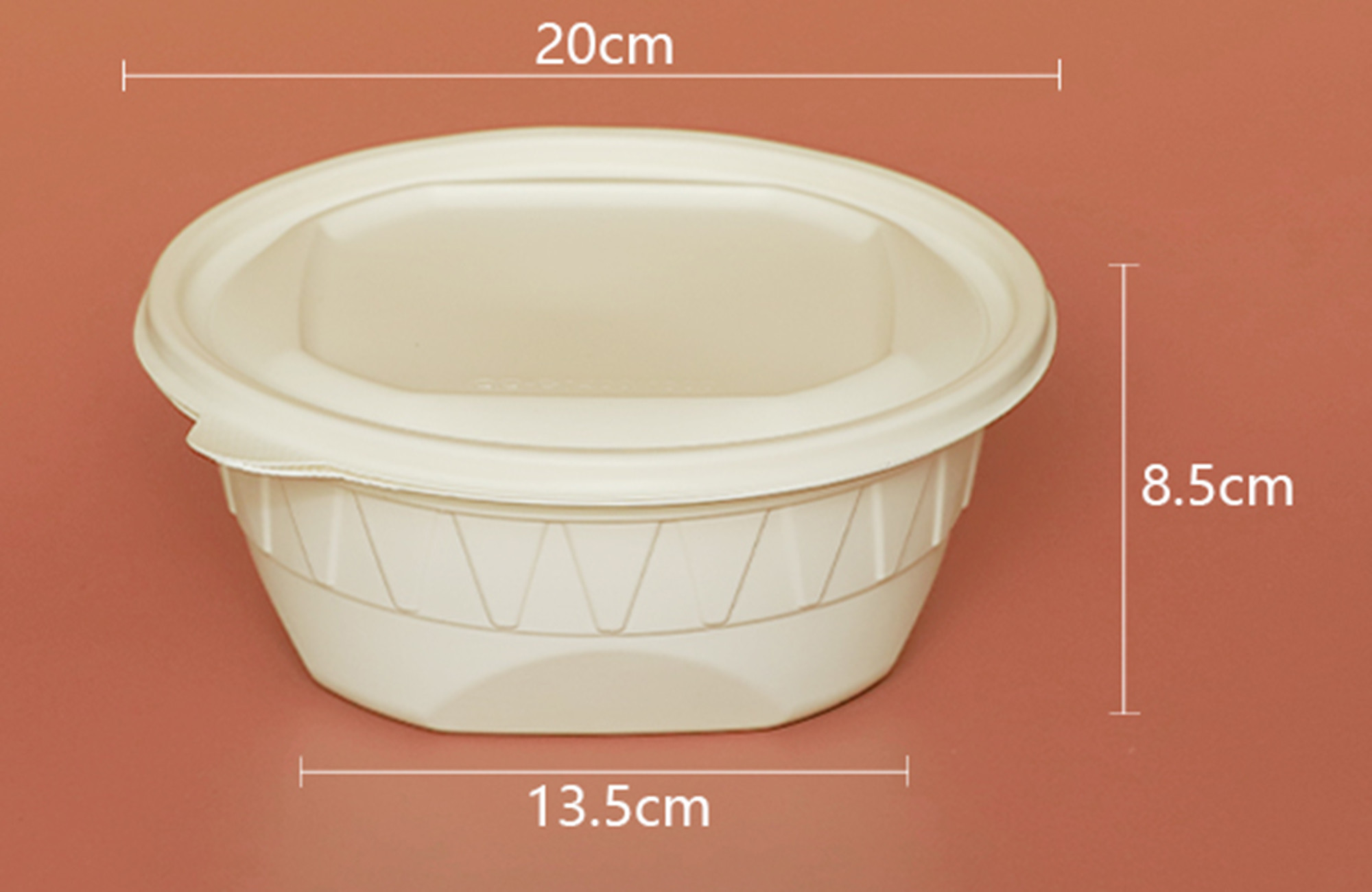 Eco-friendly corn starch biodegradable disposable bowl party food catering requires