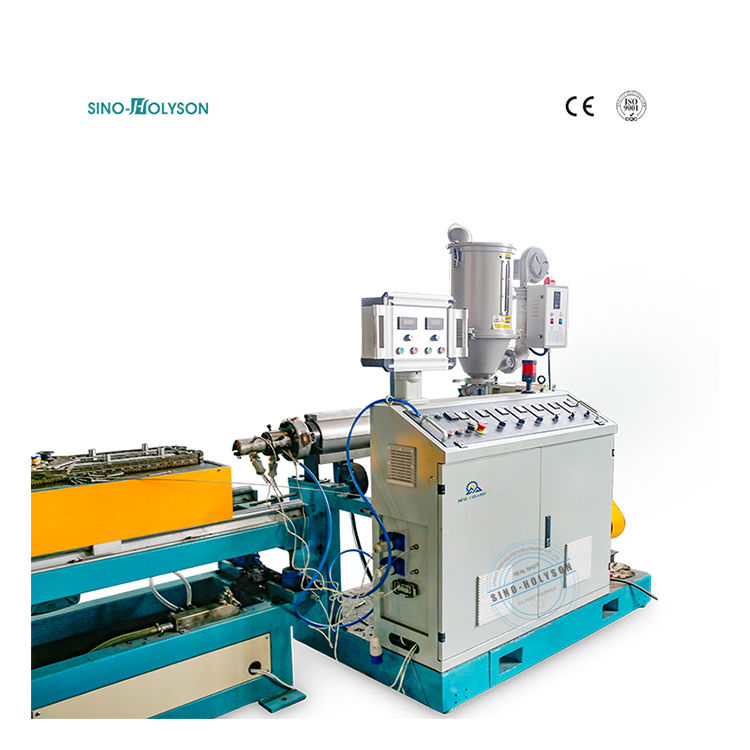 Single Screw Shisha Corrugated Pipe Plastic Extruder Machine 500KG