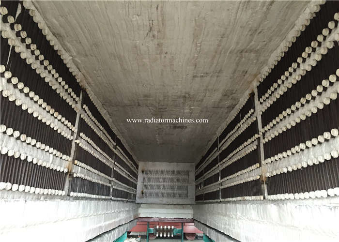 PLC Controlled Electric Resistance Bogie Hearth Furnace 6-8 M / Min Door