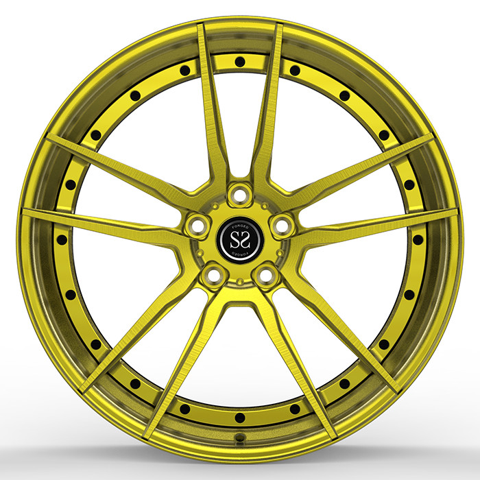 22 Inch 5*120 2 Piece Forged Deep Concave Forged Wheels For Luxury Cars