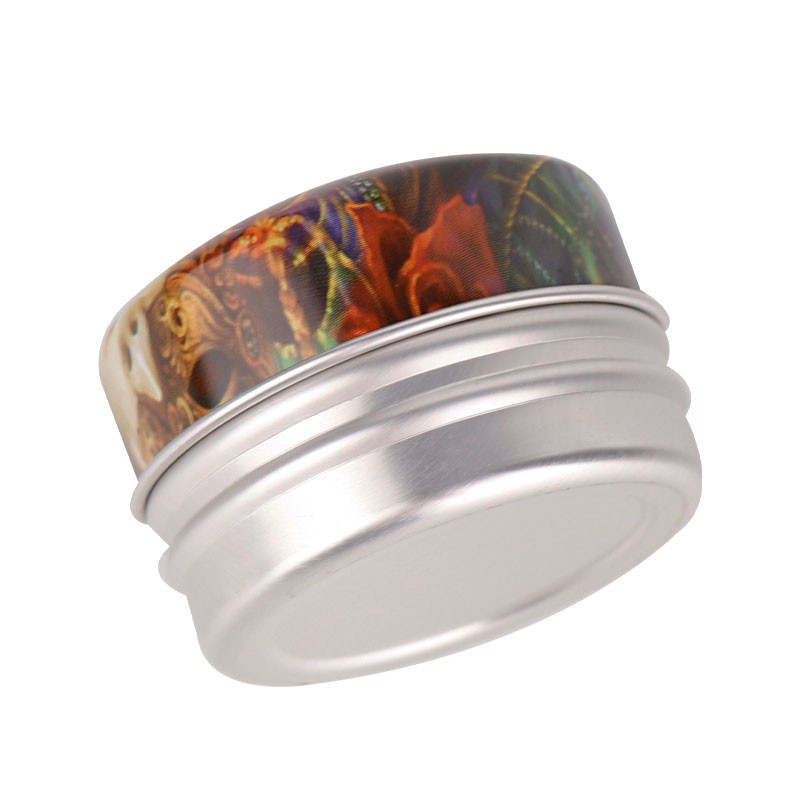 Customized 10mL 20mL 30ml Aluminum Jar CMYK PMS Offset Printing Cosmetic Can