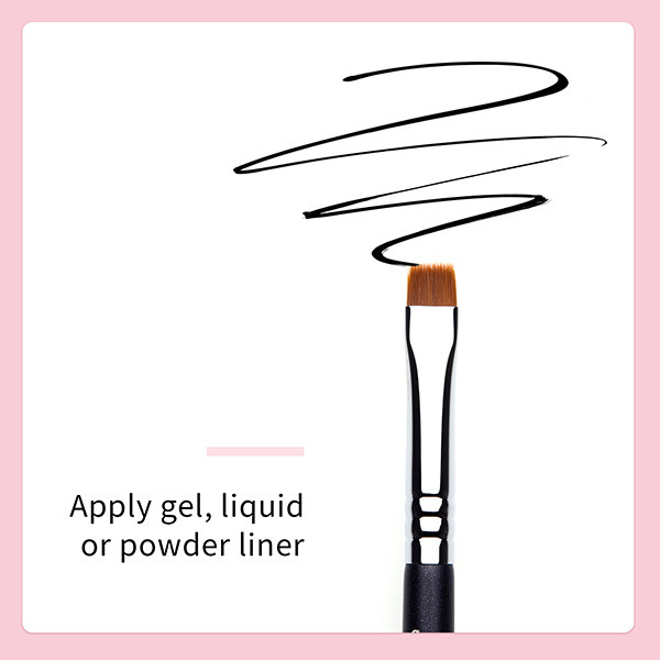 Precision Definer Flat Jessup Makeup Brushes Synthetic Hair for Eyebrow