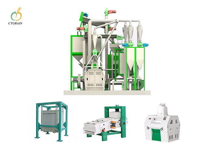 20T/D Corn Flour Mill Small Grain Flour Milling Machine