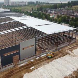 Industrial Steel Structure Building with Hot-Dip Galvanized Frame
