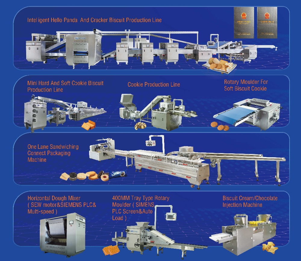 SGS Industry Small Business Cookie Making Machine 80-200kgs/Hour