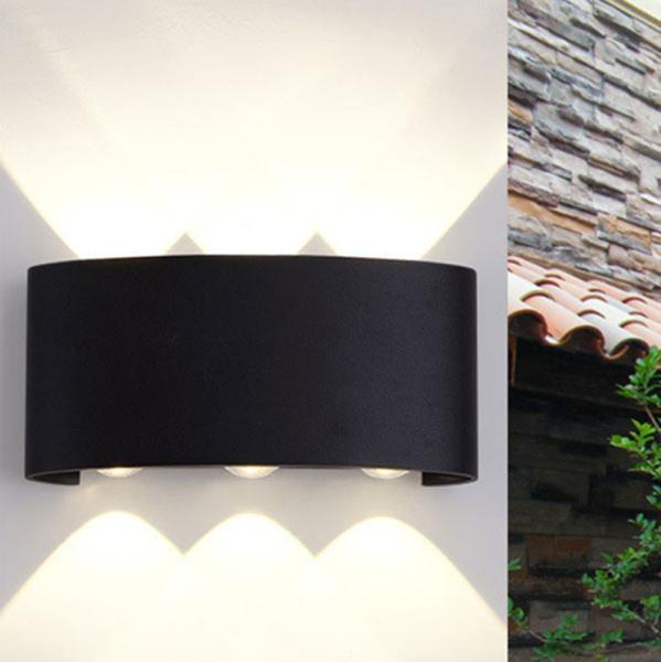 Modern creative plug in wall sconce fashion waterproof led wall light outdoor（WH