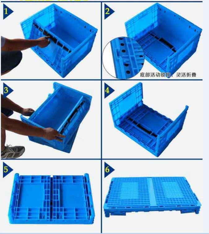 Plastic collapsible fruit mesh crate Manufacturer