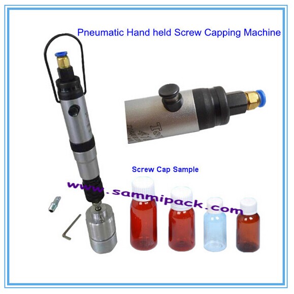 Handheld Pneumatic Screw Capping Machine Manual For Pet Bottle