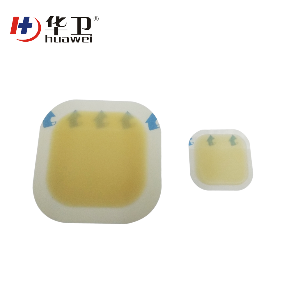 Hydrocolloid Absorbent Wound Dressing Patch , Medical Wound Plaster Dressing