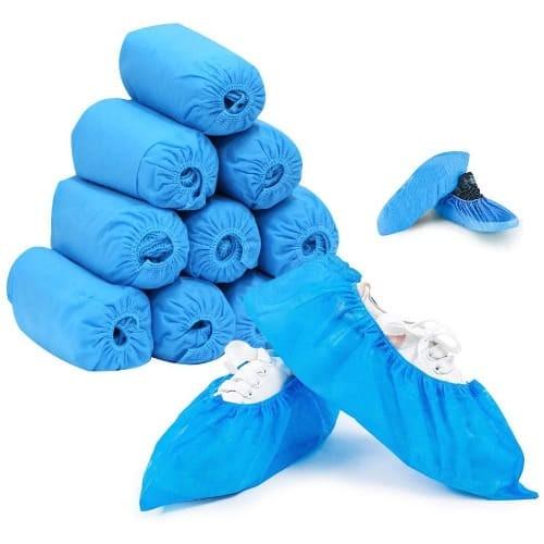 Non Woven Disposable Footwear Antiskid Shoe Cover Raw Material Printed Spunbond