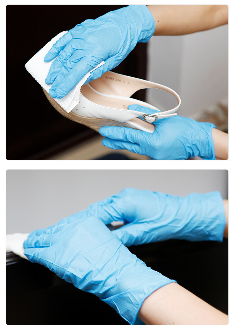 S M L XL Disposable Protective Gloves Nitrile Powder Free Examination Gloves