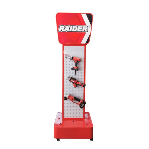 Exhibition Floor Standing Metal Display Fixture Drill Power Tools Hardware Store