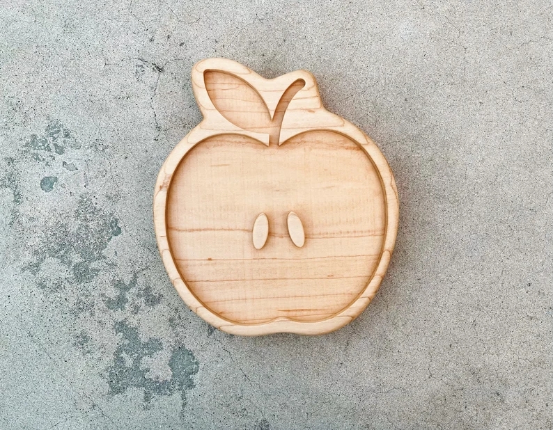 Wood Tinker Sensory Sorting Tray Homeschool Lesson Play Board Plate Spring Toy Montessori Seed Nature Fruit Lifecycle