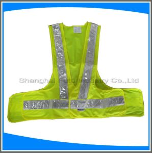 China Hi visibility reflective safety vest ,100% ployester on sale
