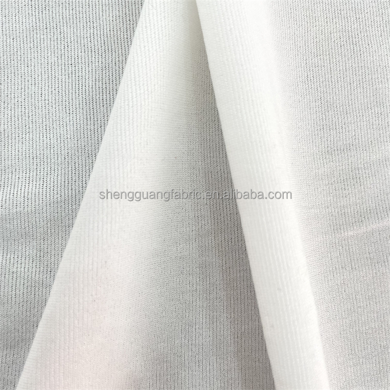 Unbleached Grey Fabric 4 way stretch Polyester Fabric at with Sample Frees Style
