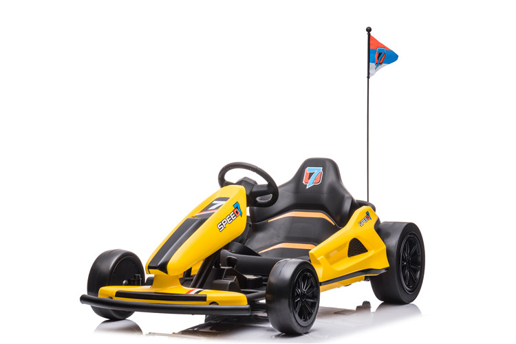 Direct Sale 12V/24V Electric Kart for Kids 2-4 Years Blue/Red/Yellow/White/Pink/Gray