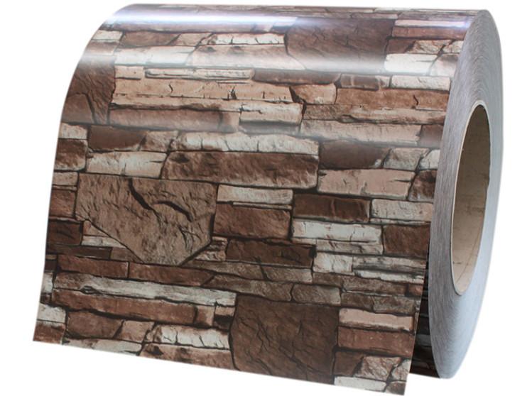 HDP Brick-Wood Grain Pattern 3004 Aluminium-Magnesium-Manganese Alloy For Exterior Wall Decoration