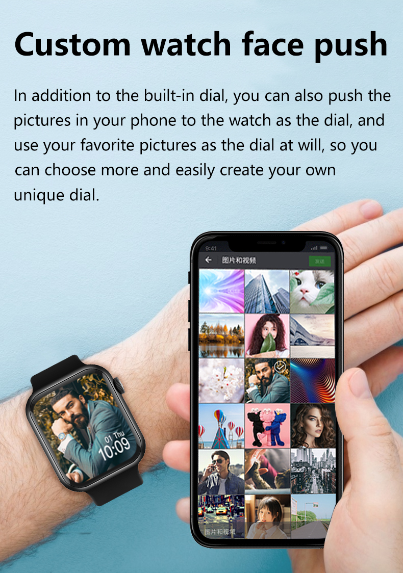 1.6inch Fit Band Watch W13+ Smart Smartband 320*385 App For Iphone 7 8 9 X Pro Series 6