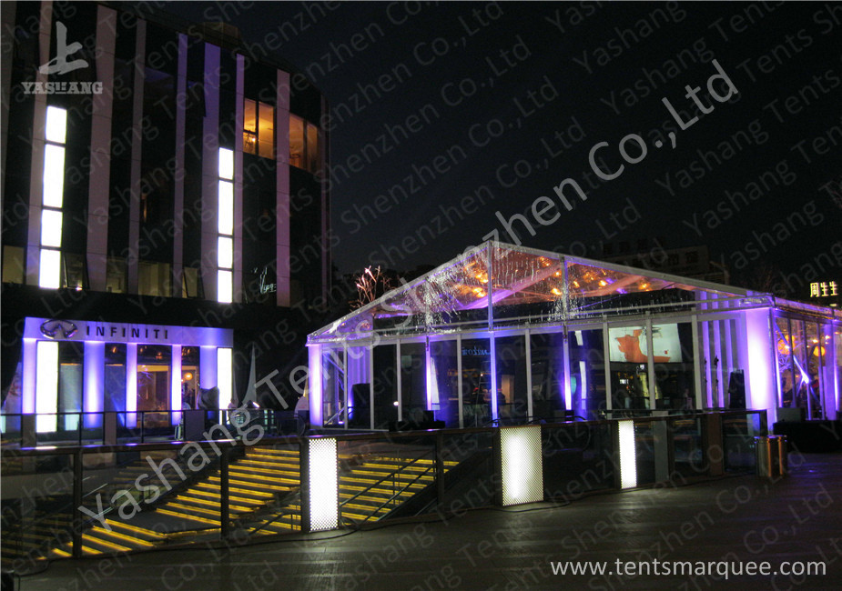 15x20M Transparent Cover Outdoor Party Tents Hard Extruded Aluminum Alloy