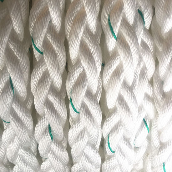 Other Applications 45mm 8 Strand PP Polymer UHMWPE Marine Mooring Rope CCS Certified