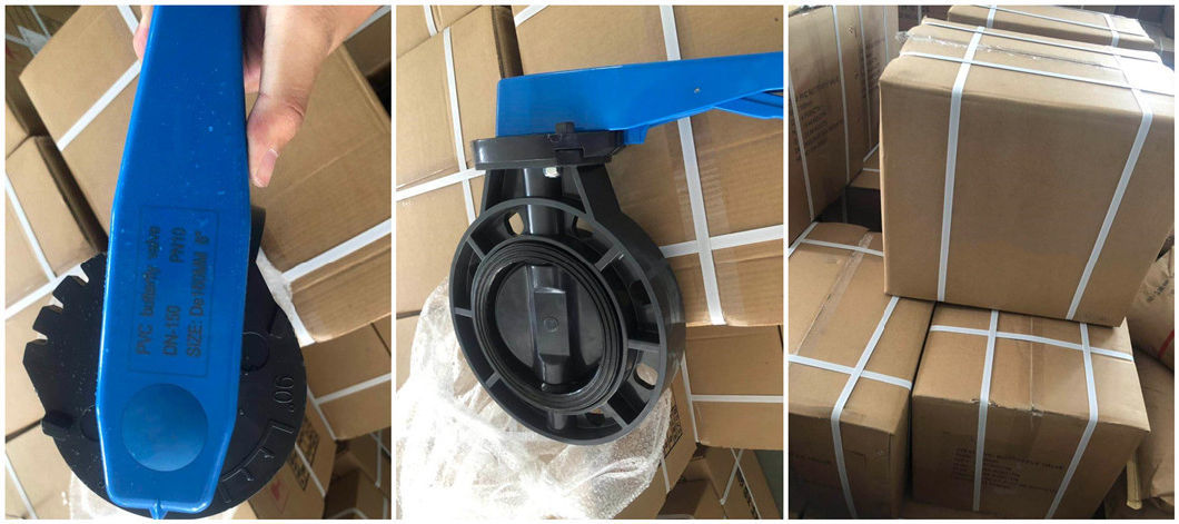 Nb-Qxhy High Quality PVC Butterfly Valve with Flange for Water