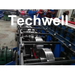 Round Downspout Machine with Hydraulic Cutting / Downspout Roll Forming Machine