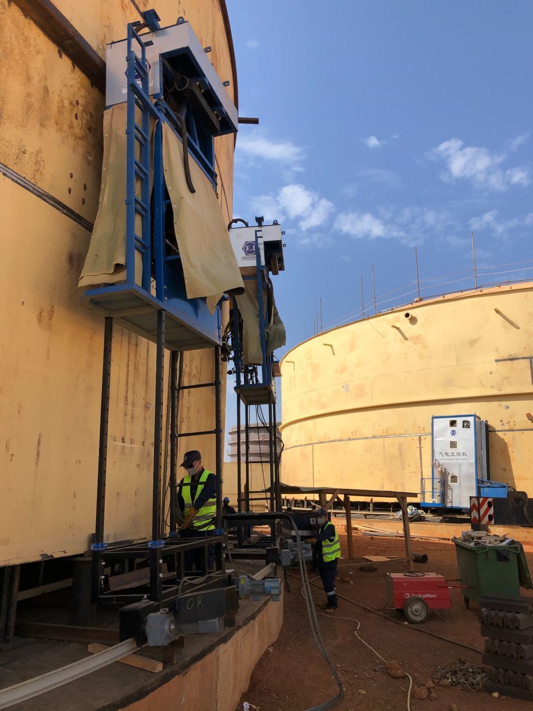 Automatic Tank Girth Welding Machine and Steel Plate Horizontal Welder