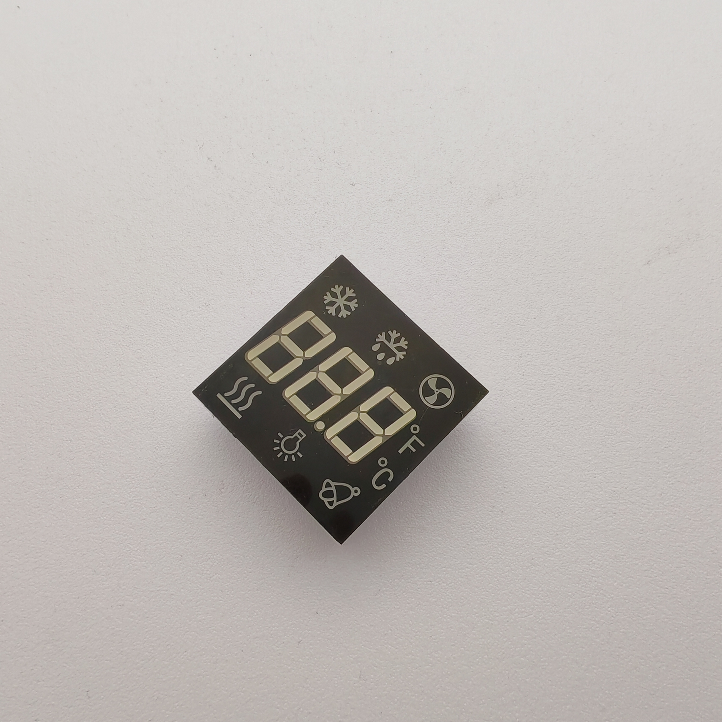 Customized blue 3-digit 7-segment refrigerator controller