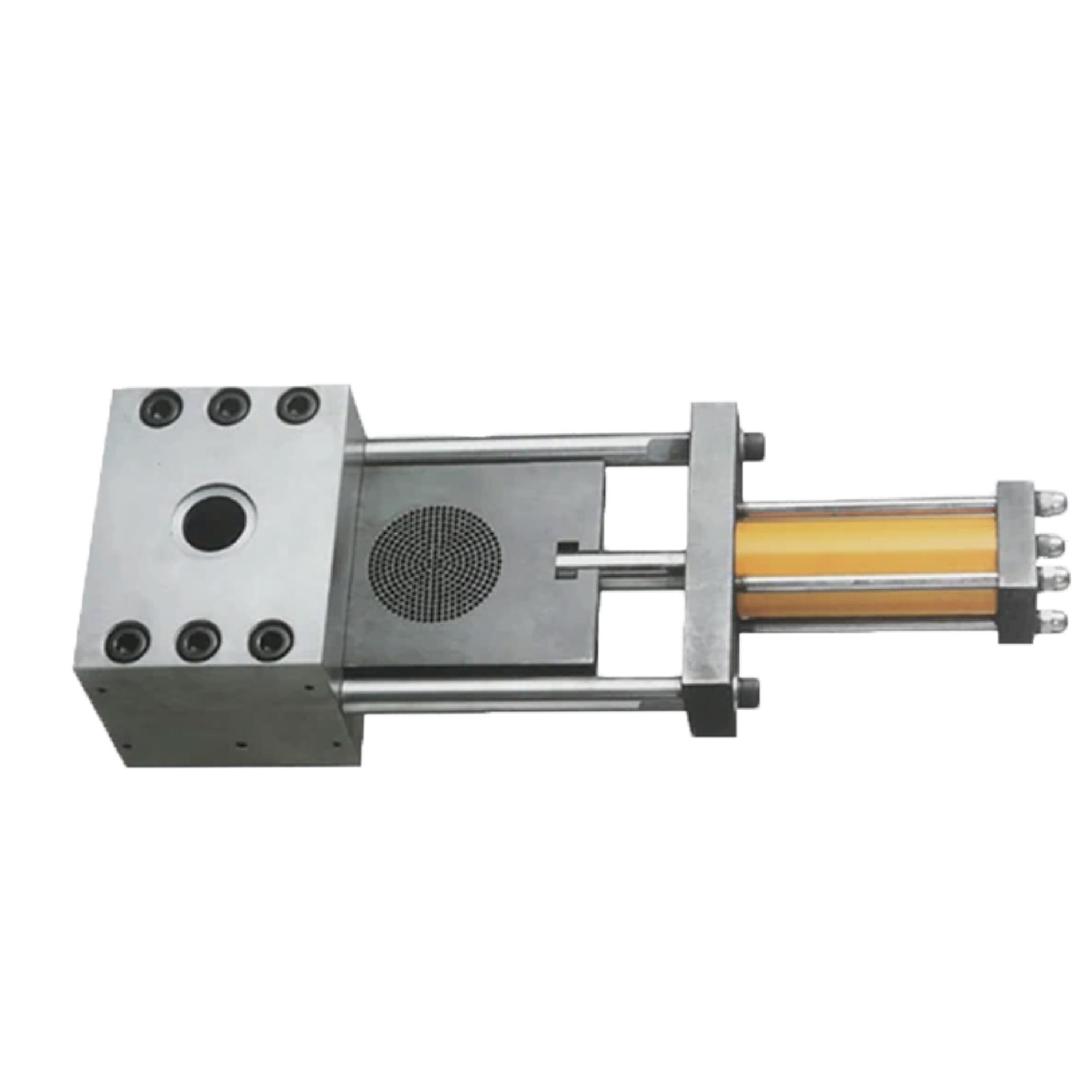Hydraulic Screen Changer For Plastic Extruders Alloy Steel Fast Screen