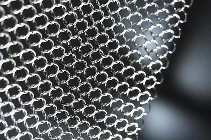 Stainless Steel Chain Link Ring Chainmail Decorative Mesh