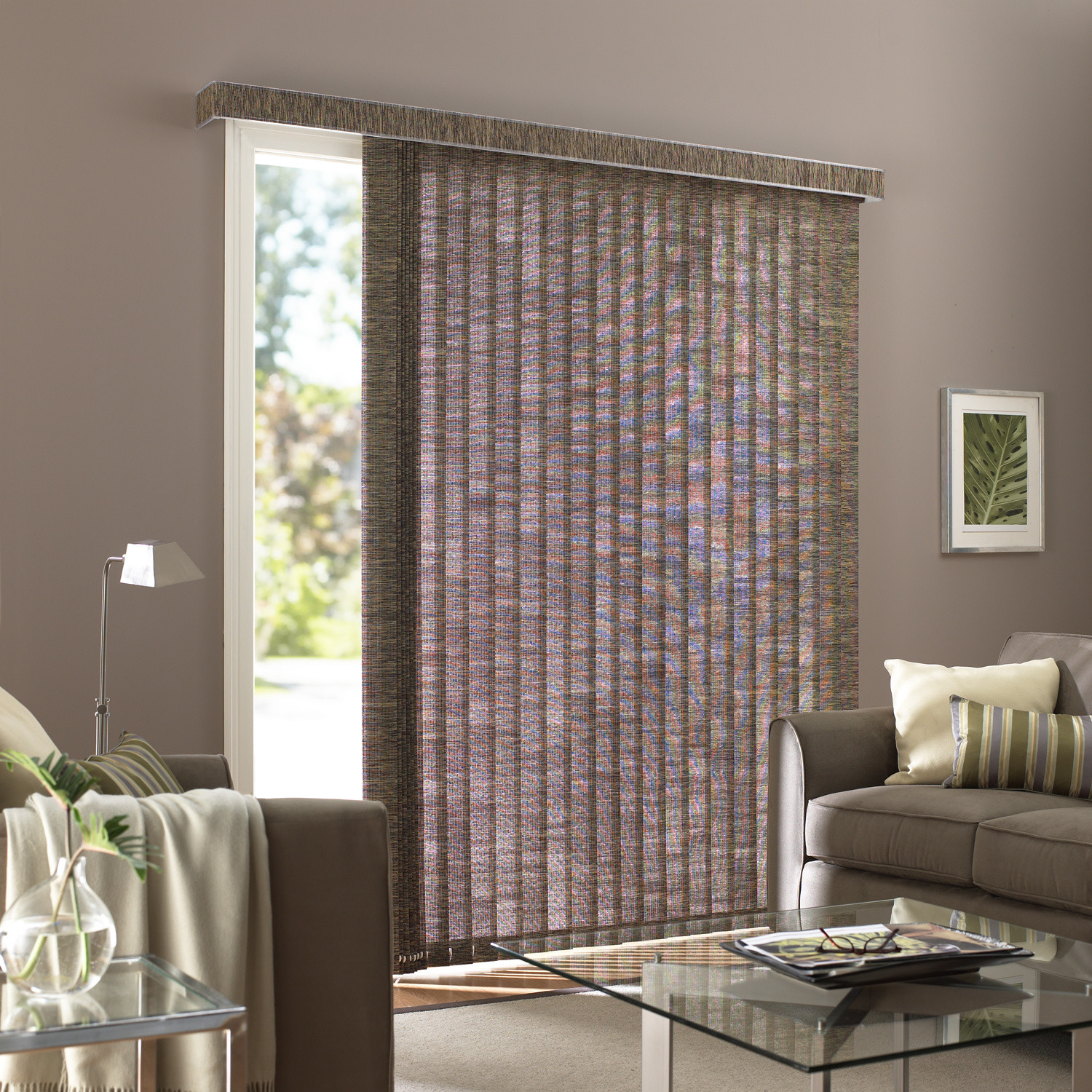 Fantasy Vertical Shading Office Floor To Ceiling Partition Open Living Room Electric Background
