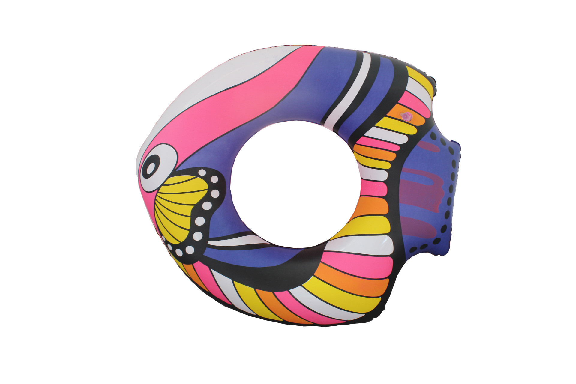 Inflatable fish designed swim ring for customized,60cm dia