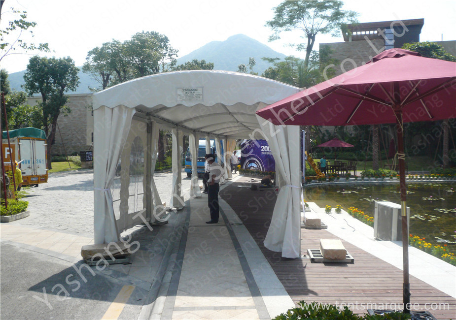 Outdoor White PVC Fabic Cover Anti UV Car Exhibition Tent, Aluminum Profile